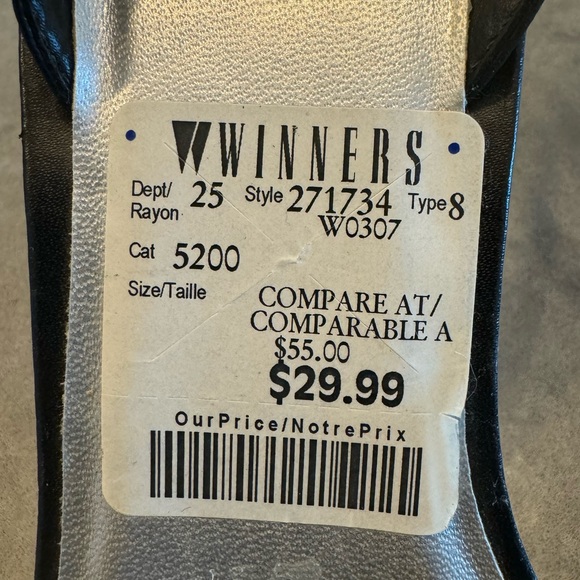 NWT Size 10 Open Toe Black Pumps with tortoise detail - Picture 6 of 6